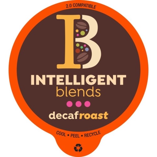 Intelligent Blends Medium Roast Single-Serve Capsule Coffee, Decaf